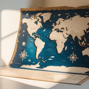 Ocean Explorer Scratch Map