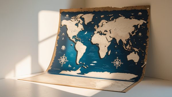 Ocean Explorer Scratch Map